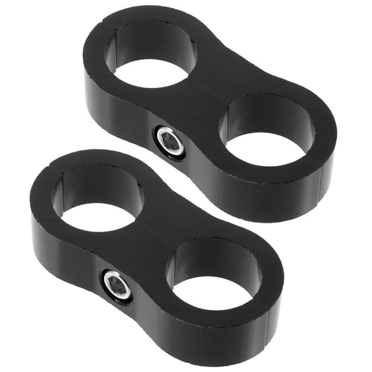 ya 2 7.16 2pcs Hose Clamp 20mm Heater Hose Clip Line Mounting Clamp 2-hole Line Clamp