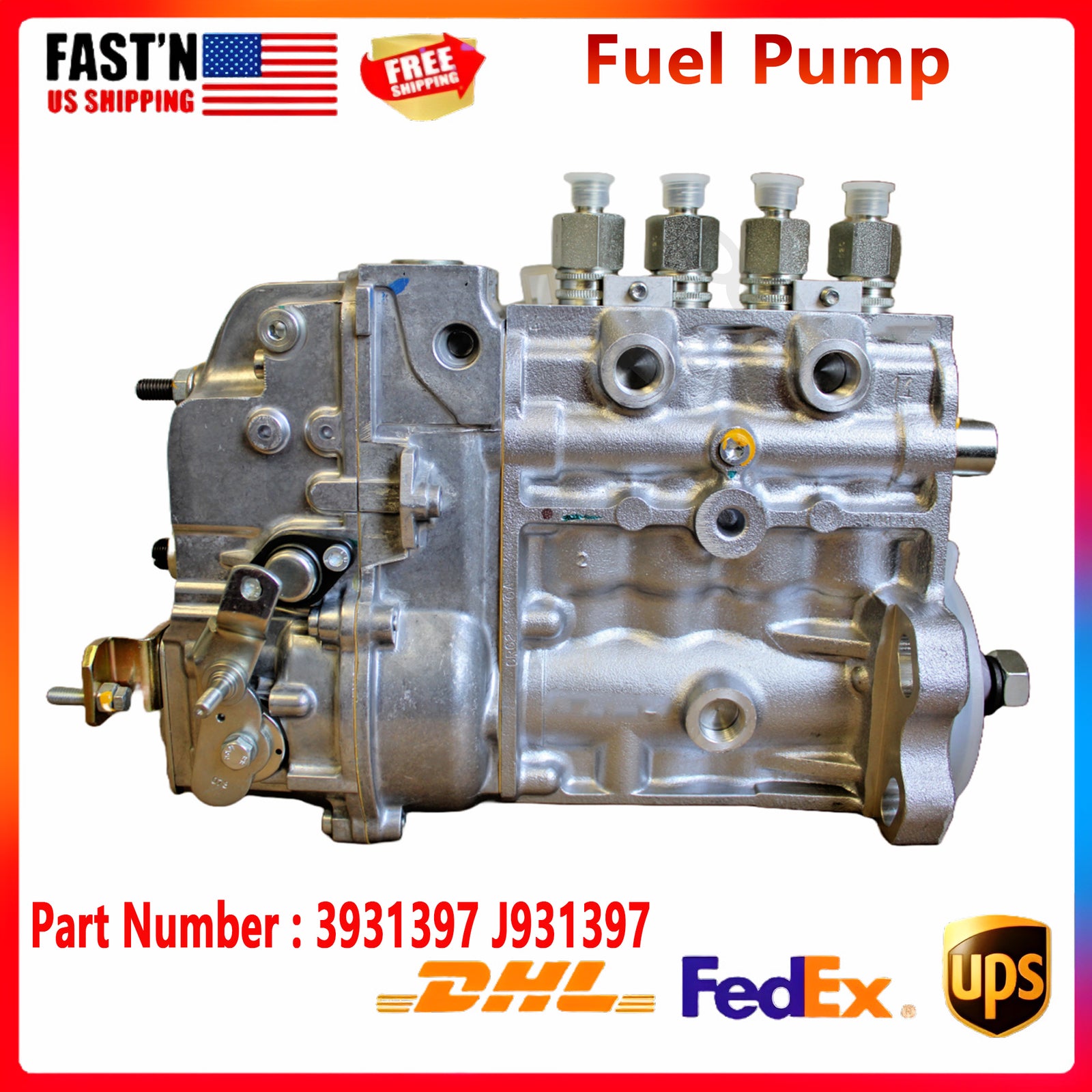 ya 27 7.2 1pc Fuel Pump 3931397 J931397 For 4B Diesel 1845C 75XT 660 RSV Governor