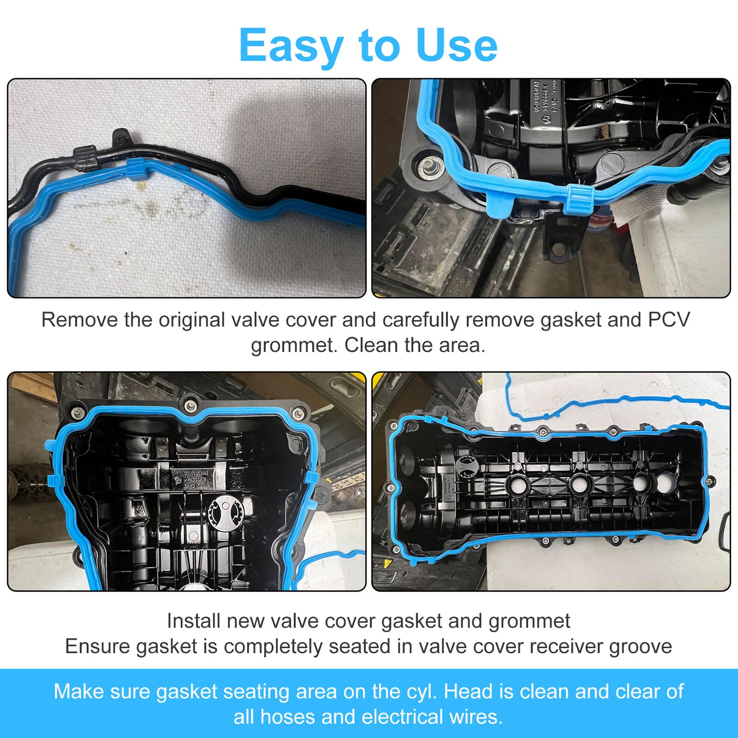 ya 9 6.5.3 Valve Cover Gasket Kit VS50805R for Chrysler for Dodge for Jeep for Ram 2011-2016 3.6L