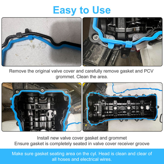ya 9 6.5.3 Valve Cover Gasket Kit VS50805R for Chrysler for Dodge for Jeep for Ram 2011-2016 3.6L