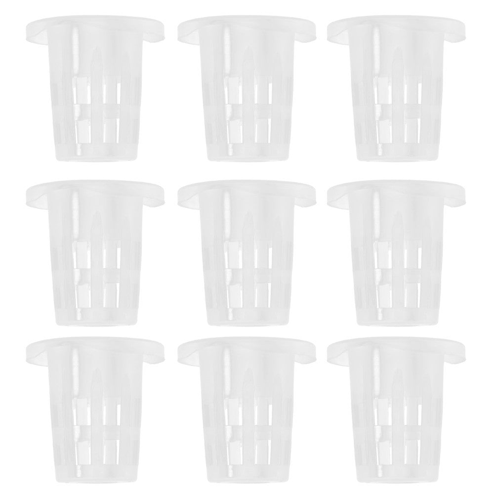 ya 14 100Pcs Hydroponic Net Pots Baskets for Hydroponics Slotted Mesh Net Cups