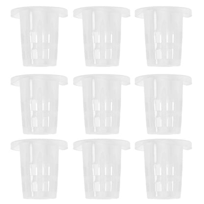 ya 14 100Pcs Hydroponic Net Pots Baskets for Hydroponics Slotted Mesh Net Cups