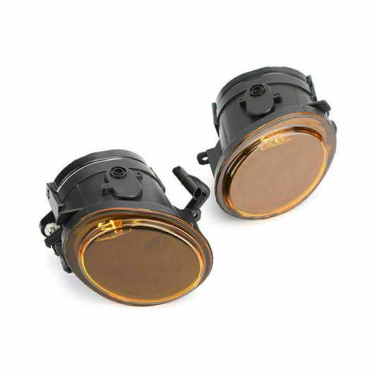 ya 1 8.5.2 2*Yellow Lens Bumper Fog Lights Lamps Kit Fit For 2001-2006 E46 M3 4 Door