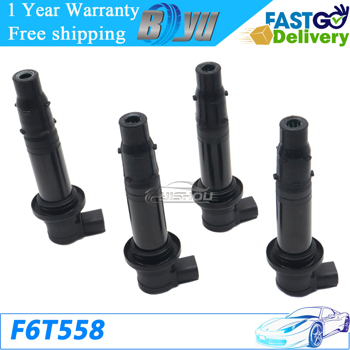 ya 5 8.7 New F6T558 Ignition Coils Set of 4pcs Fits for Yamaha MT-07 R6 RJ15 Bj YZF R1FZ8