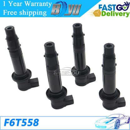 ya 5 8.7 New F6T558 Ignition Coils Set of 4pcs Fits for Yamaha MT-07 R6 RJ15 Bj YZF R1FZ8