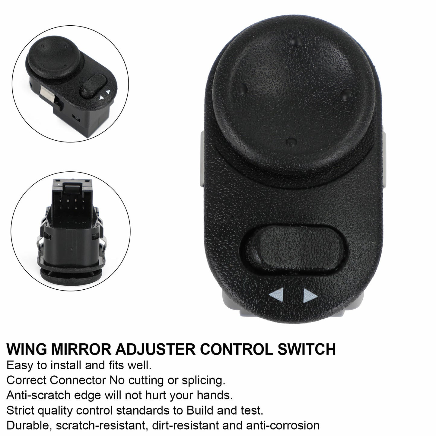 ya 1 8.5.2 Wing Mirror Adjuster Control Switch for Vauxhall for Opel for Corsa C 00-06 9226861 U1