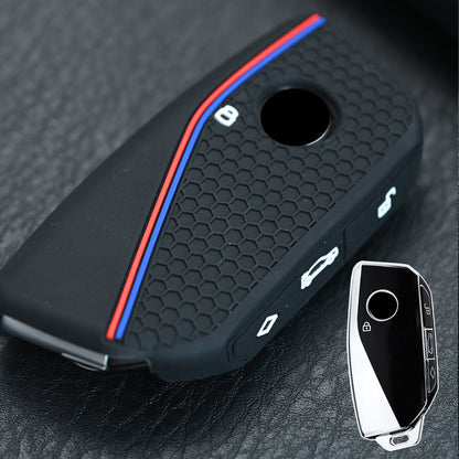 ya 5 8.7 Button Key Ring Case Cover Shell Protector for BMW X7 Ix Xm X6 X4M 2023 2024