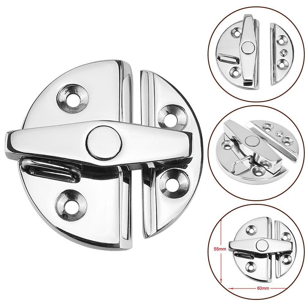 ya 5 8.7 Boat Door Catch Latch 180 Marine Cabinet Lock 316 Stainless Steel Round
