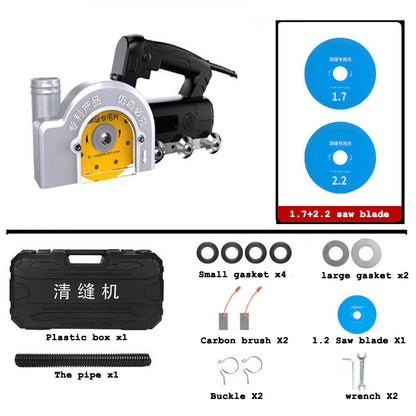 ya 26 Electric Seam Cleaning Machine Tile Floor Tile Electric Seam Cleaner +Saw Blade