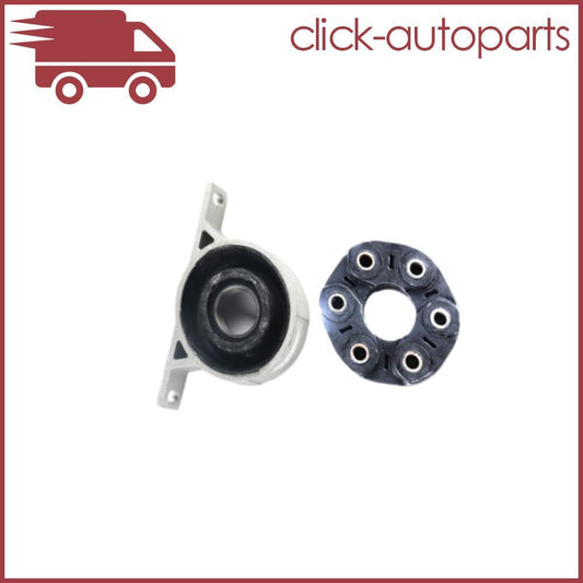 ya 4 6.17 Set of 2 Driveshaft Flex Disc+Center Support Bearing Fit For 525i 528i 530i 535i