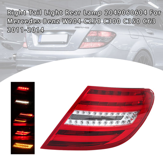 ya 1 8.5.1 Right Tail Light 2049060604 For W204 C250 C300 C350 C63 2011-2014