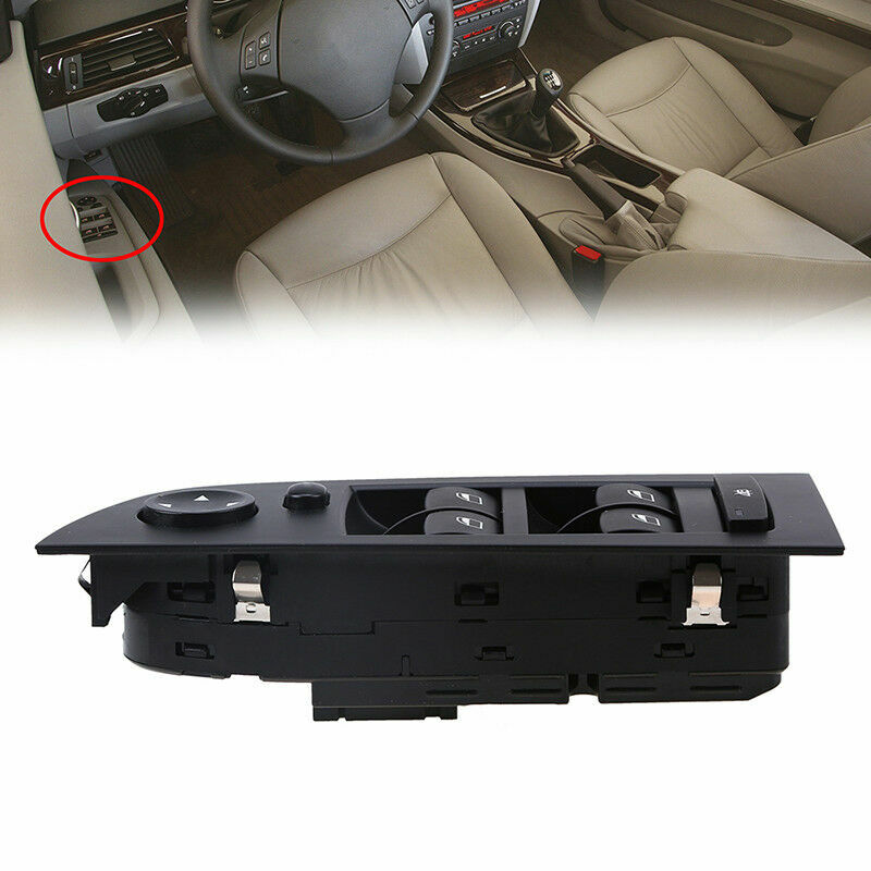 ya 1 8.5.3 Front LH Master Power Window Switch For E90 E91 318i 320i 325i 335i 3