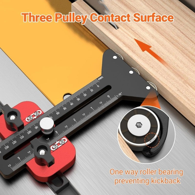 ya 17 Thin Rips Jig for Table Sawer, Woodworking Jig Guide for Thin Strips Cut Table