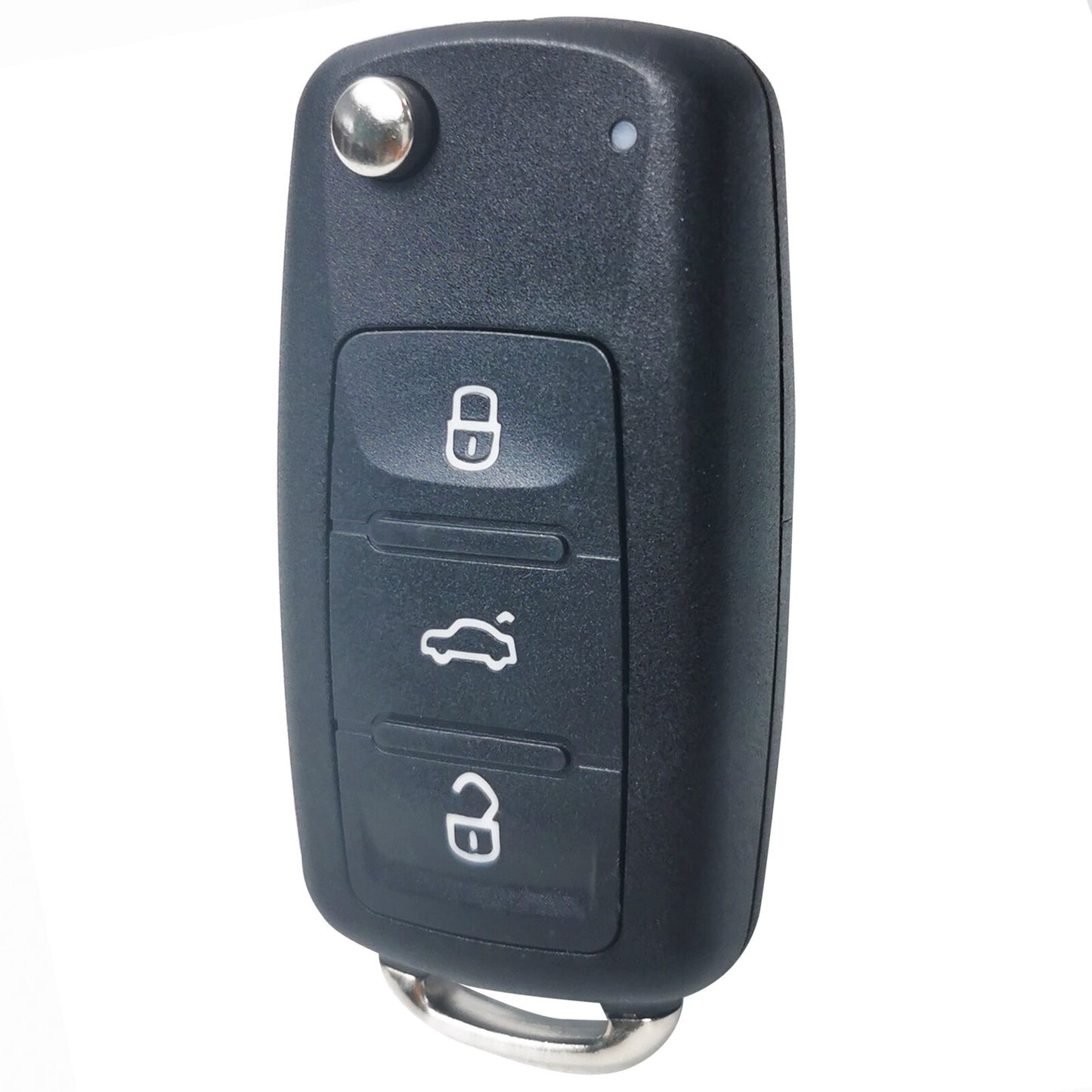 ya 5 8.7 Flip Car Key Fob Remote Case Shell 3Button for VW Transporter for Golf Mk6 Cab Plus