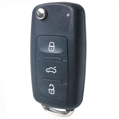 ya 5 8.7 Flip Car Key Fob Remote Case Shell 3Button for VW Transporter for Golf Mk6 Cab Plus