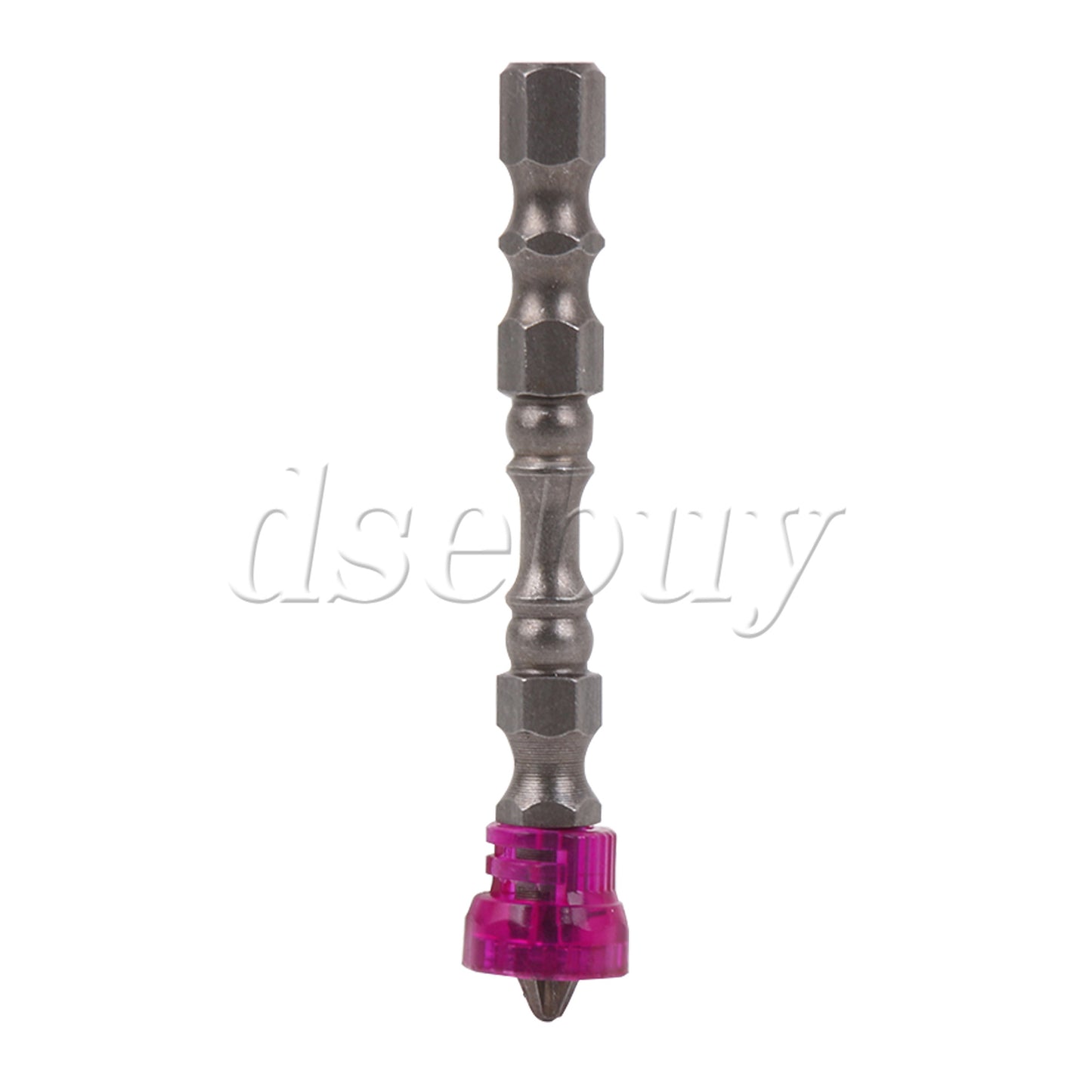 ya 26 10pcs Magnetic Collar Design Chrome Steel Screwdriver Bits 1/4 Hex Shank