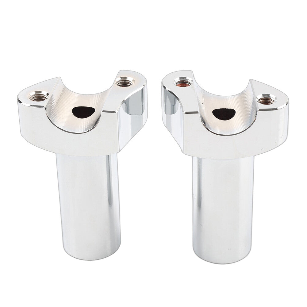 ya 5 8.7 for Harley 1 Bar Dyna Sportster Softail 3.5 Straight Handlebar Risers Chrome