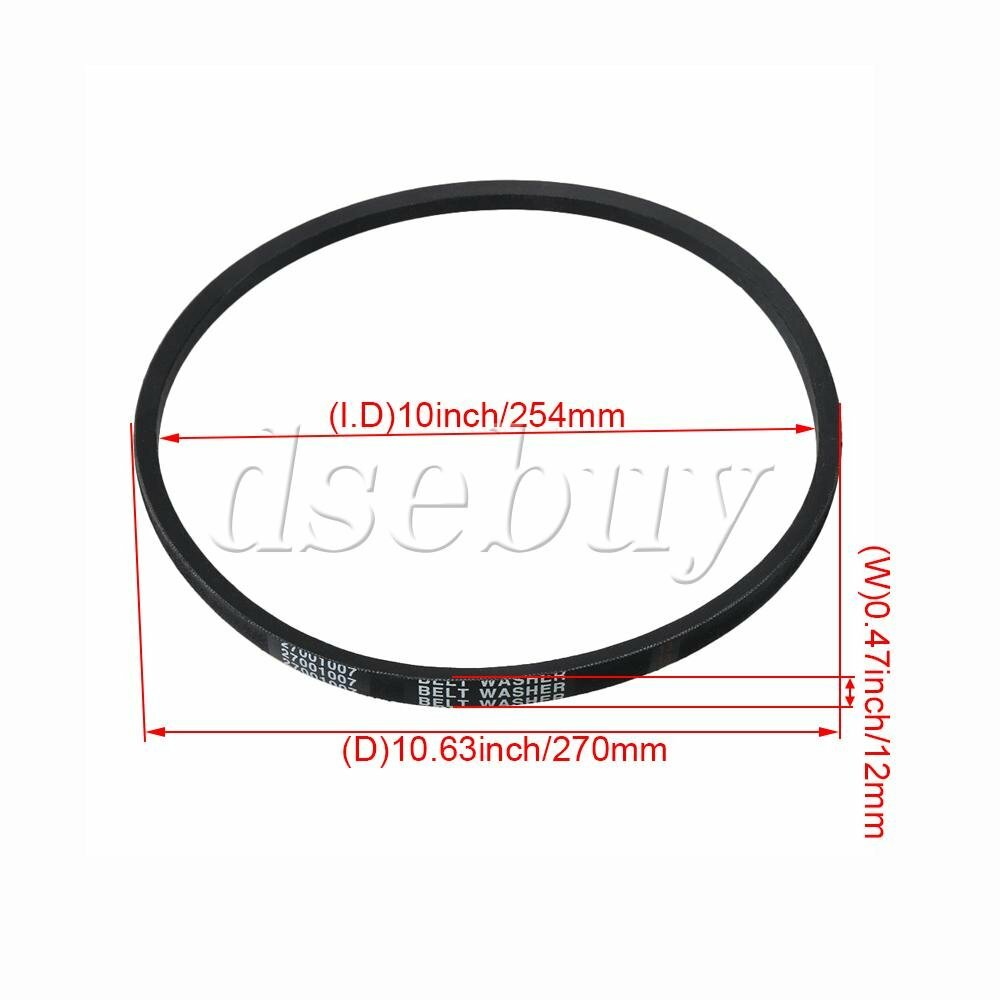 ya 26 Rubber 27001007 Washer Drive Belt Replace WP27001007 37820 40053602 40053607