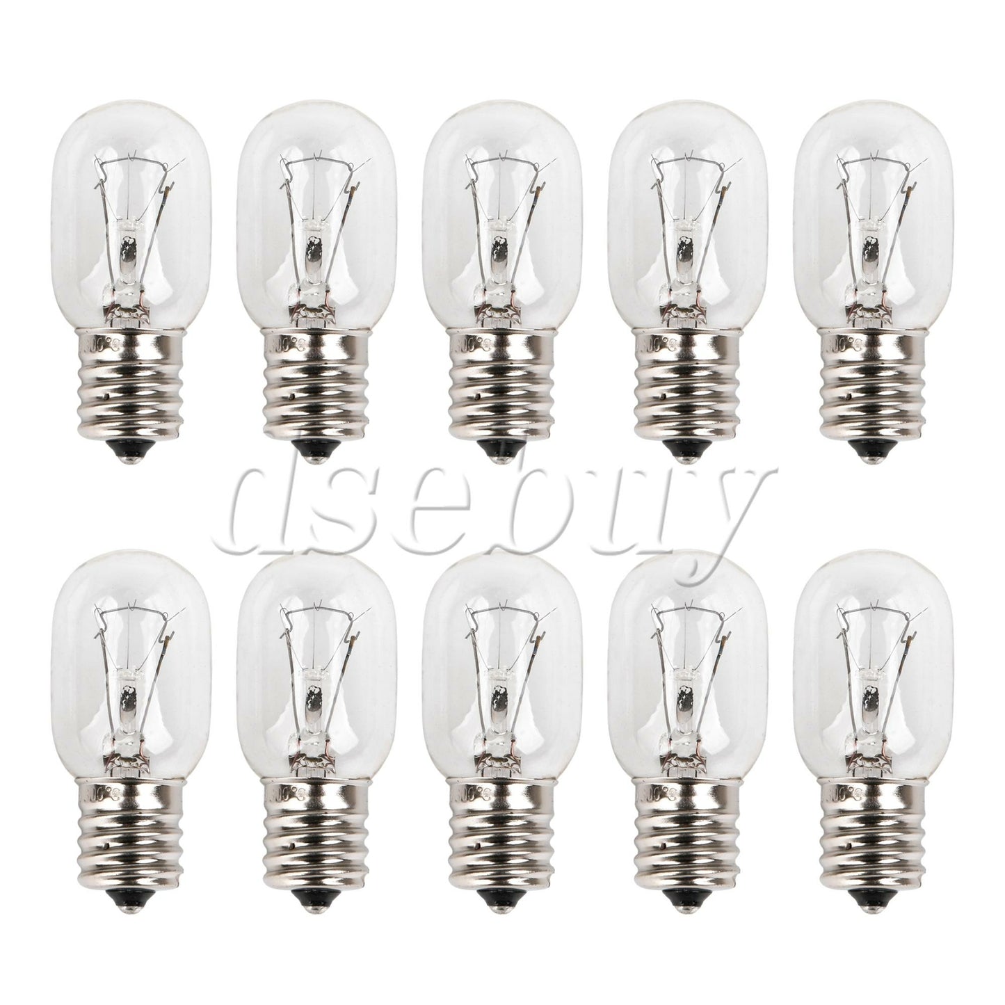 ya 25 10 Pieces 8206232A Microwave Oven Light Bulb Replacement for  E17 40W