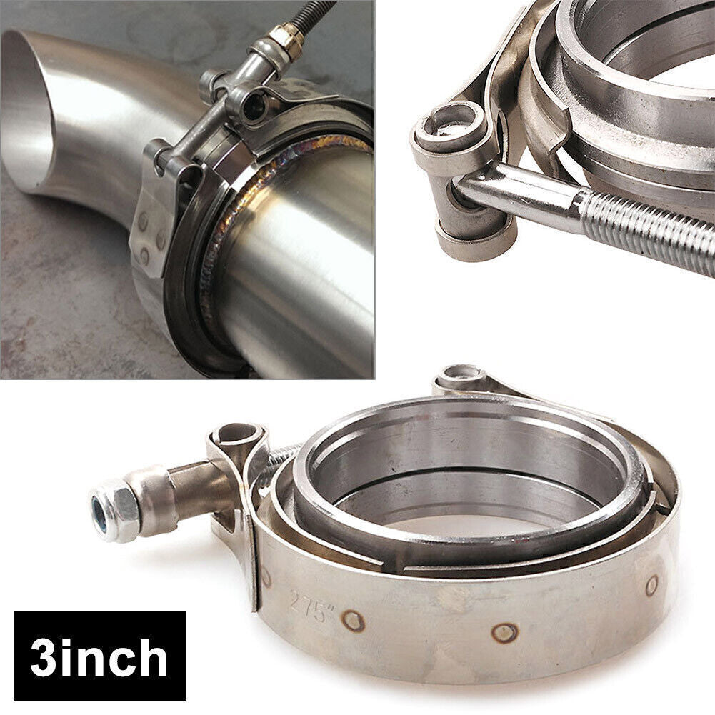 ya 1 6.30 3 Self Aligning Male/Female V-Band Vband Clamp CNC Stainless Steel Flange Kit