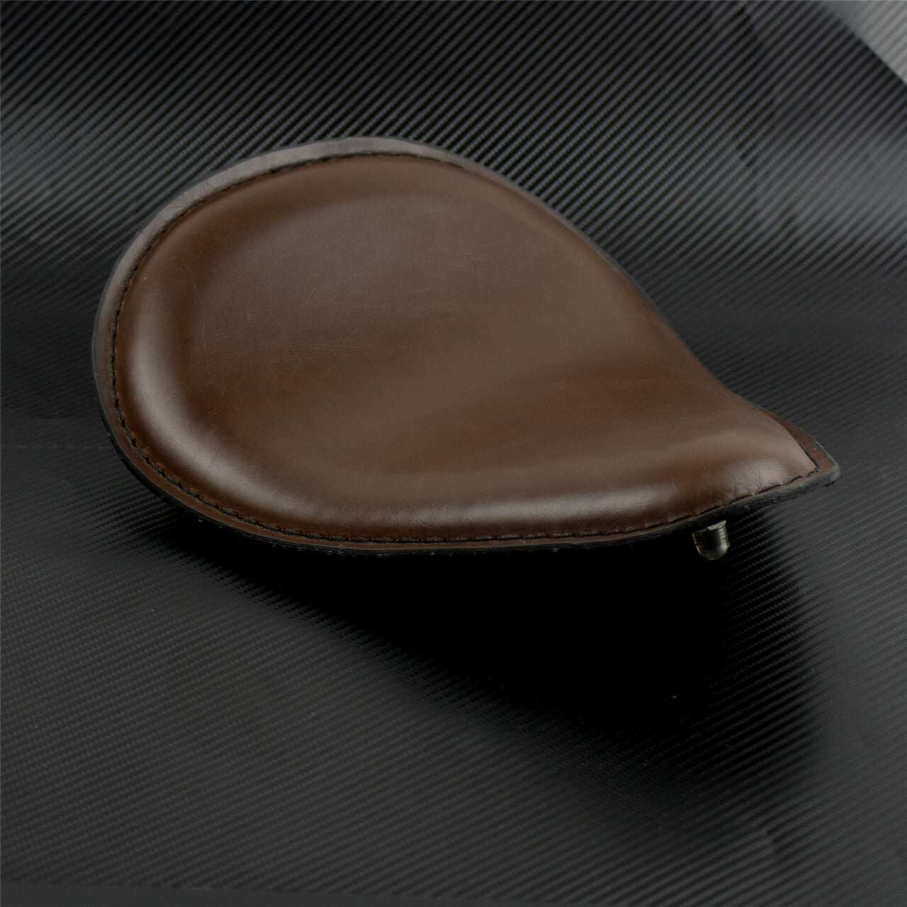ya 5 8.7 Motorcycle Brown Solo Driver Leather for SEAT Fit for Harley for Yamaha Chopper Bobber