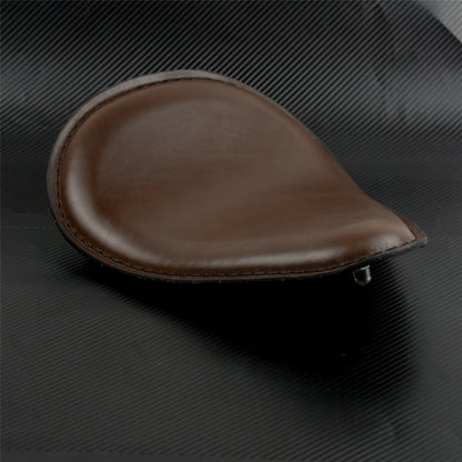 ya 5 8.7 Motorcycle Brown Solo Driver Leather for SEAT Fit for Harley for Yamaha Chopper Bobber