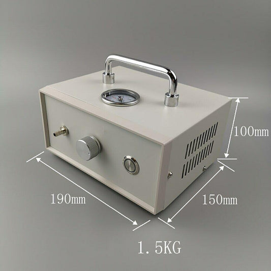 220V oil-free mini diaphragm vacuum pump adjustable pressure -80KPA 10L/MIN