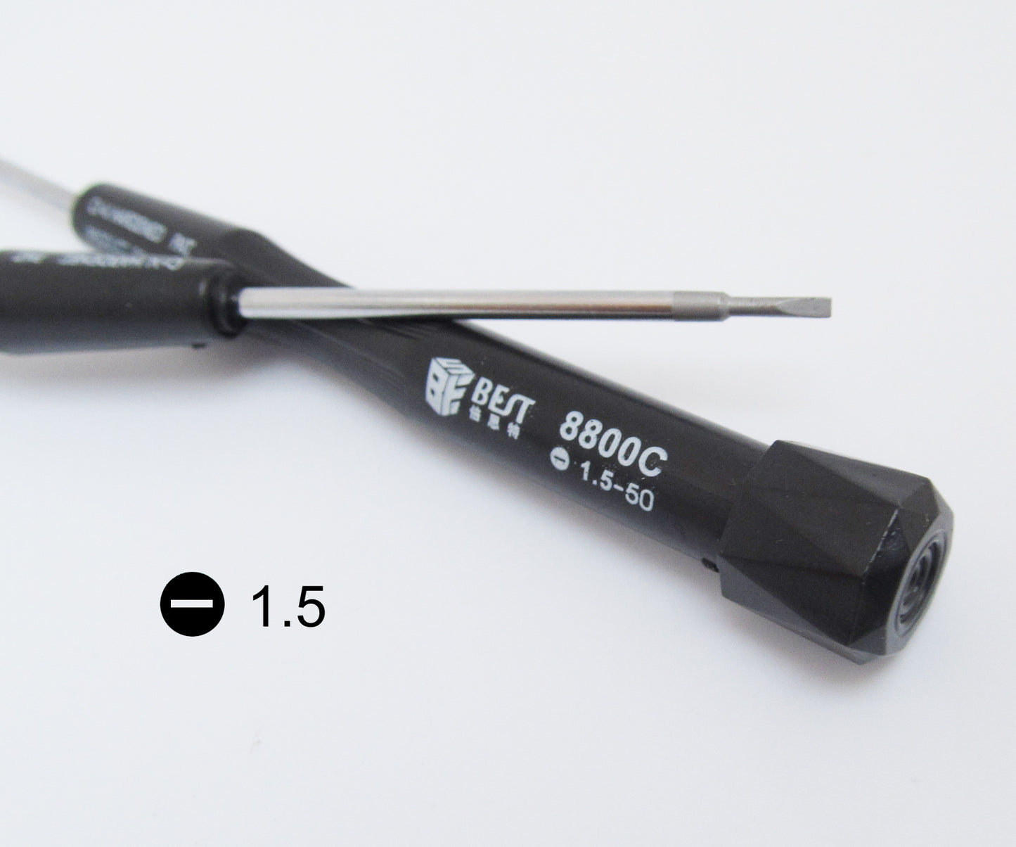 ya 14 10pcs BEST 8800C-50 Slotted Flat 1.5mm Pision Screwdriver Repair Tool