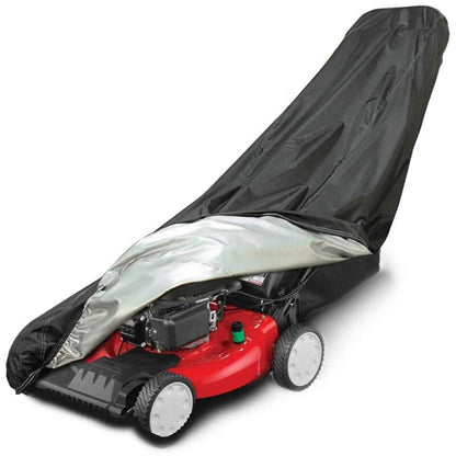 ya 14 Black Easy to Use Push Lawn Tractors Cover Oxford Cloth Lawnmower Cover