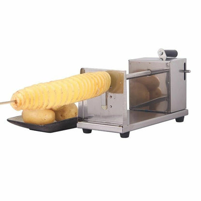 ya 26 Potato Slicer Chips Cu tter Manual Tor do Potato Machine Stainless Steel Spiral