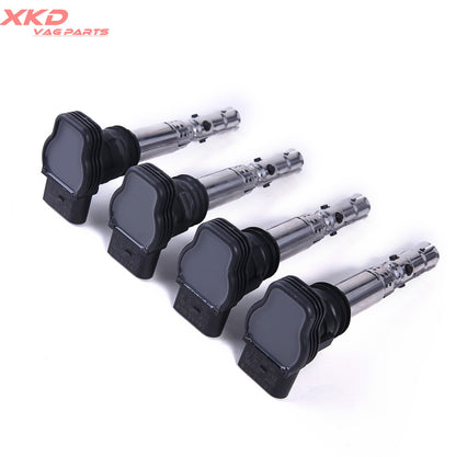 ya 5 8.7 1.8T 4Pcs Ignition Coil Set for VW for JETTA for Golf for Passat Beetle for Audi for A4 A6 TT