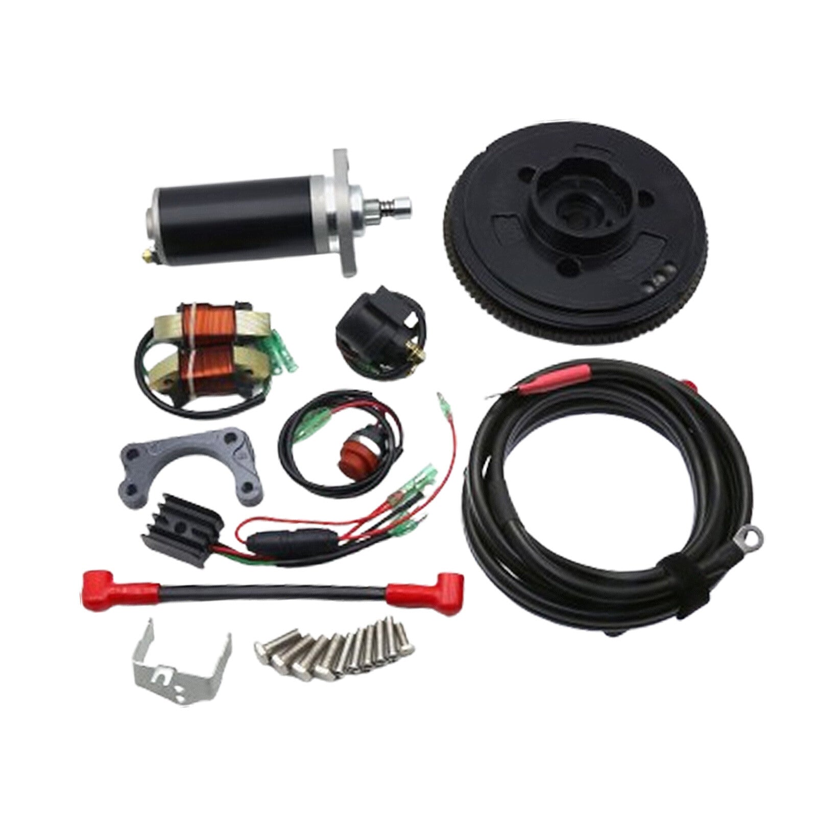 ya 3 6.25 1set Electrical start conversion For Mercory 4 Stroke 9.9HP Outboard Motor