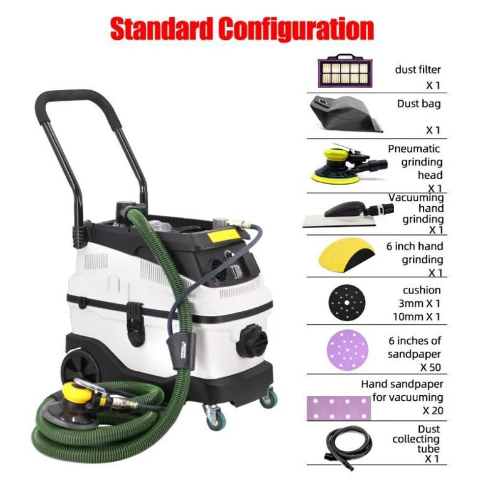 ya 17 Dry Sander Dust ee Sanding Machine Pneumatic Car Grinding System Sander