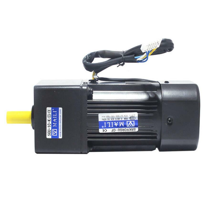 220V 60W AC Gear Reducer Motor Variable speed reversible motor + Governor 1:10