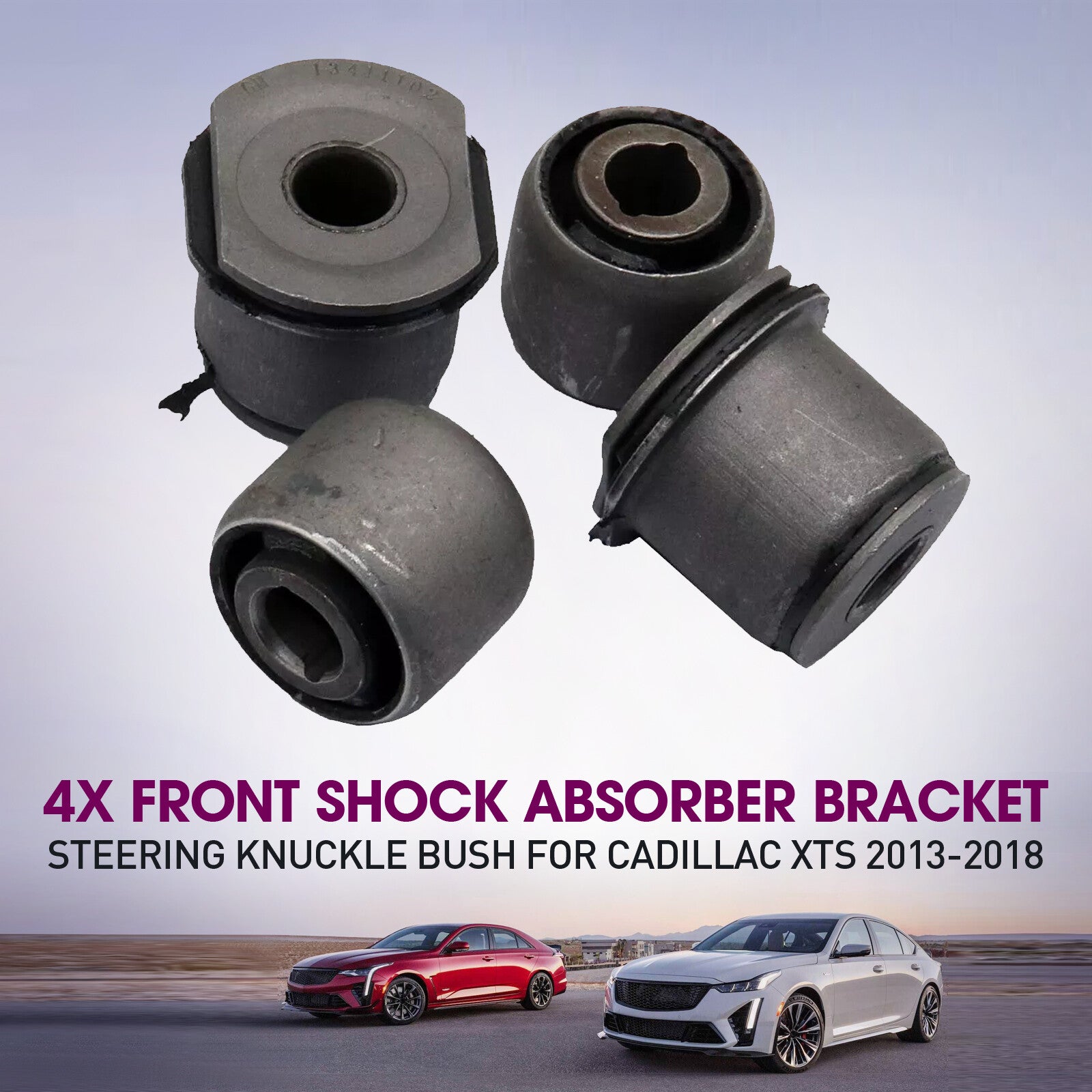 ya 2 6.29 4-pack front shock absorber bracket steering joint bush suitable for 13-18 for Cadillac XTSl0