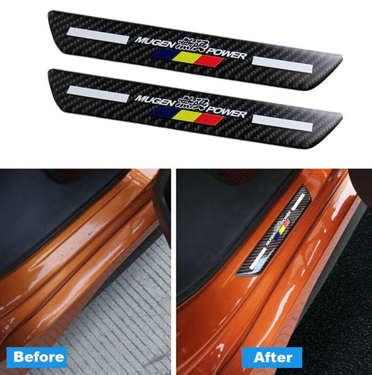 ya 1 8.5.1 Car License Plate Frame Cover Hood Trunk Black Carbon Appearance for Volvo 