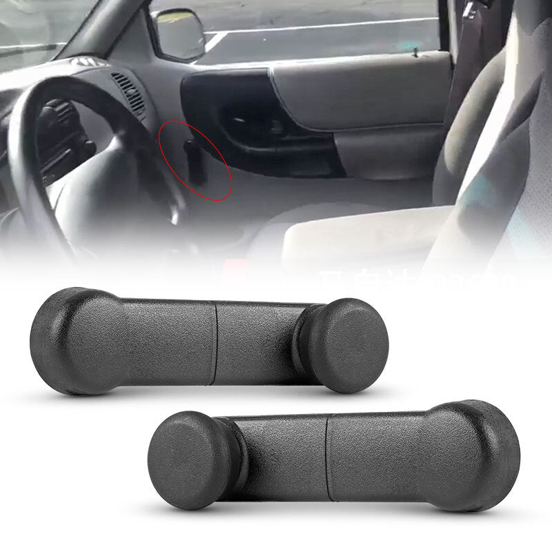 ya 11 6.6 2PC Inside for MAN ual Window Crank Handles Black for 1993-2014 for Ford RANGER F150 F350