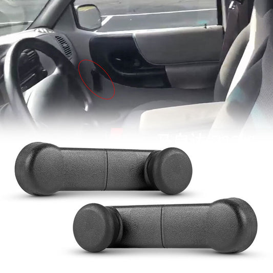 ya 11 6.6 2PC Inside for MAN ual Window Crank Handles Black for 1993-2014 for Ford RANGER F150 F350