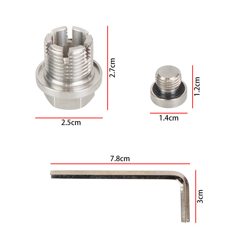 ya 12 5.21 M18.1X1.5 Oil drain plug self-drilling oil pan thread repair kit with O-ring