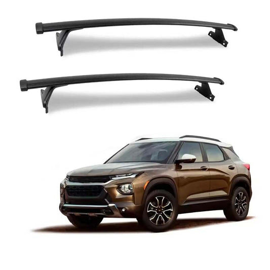 ya 6 6.13.3 Alu for Mini um for Chevrolet for Chevy Trailblazer Rack Rail Cross Bar Silver 2021-2022