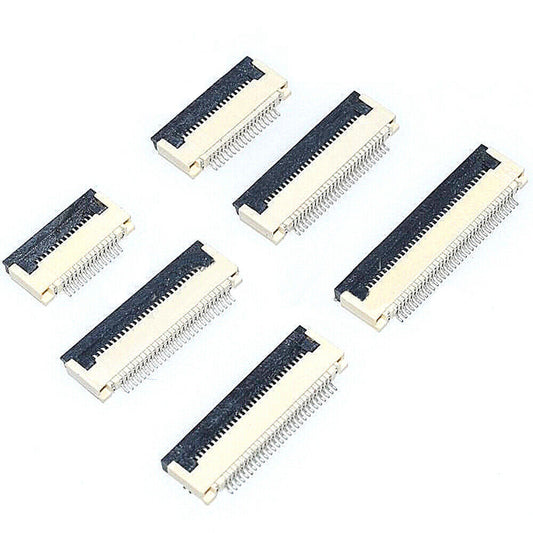 FFC/FPC Connector 0.5mm Pitch Bottom Contact 4/5/6/8/10/12/14/16~60P Flat Cable