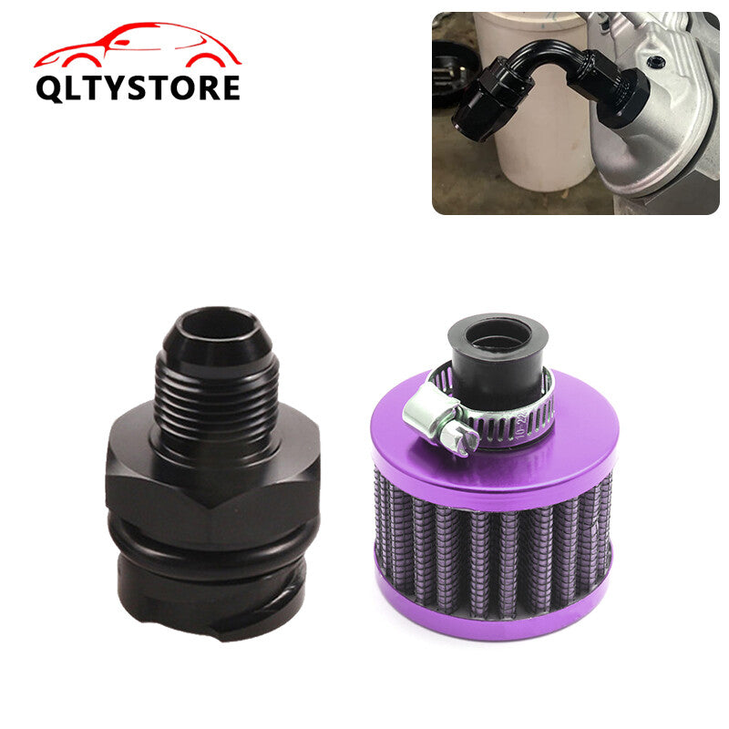 ya 12 5.21 Billet Valve Cover Oil Cap & Purple Breather Filter for LSX LS1 LS6 LS2 LS3 LS7