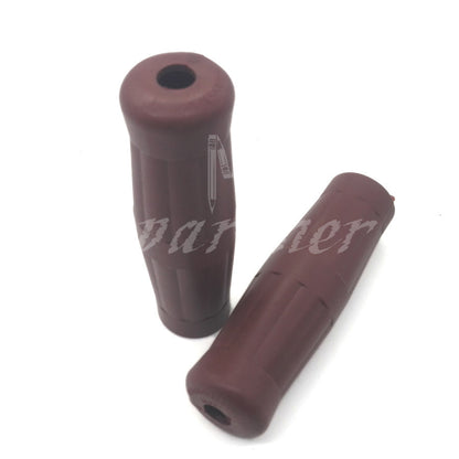 ya 5 8.7 7/8 Brown Vintage Motorcycle Classic Coke Bottle Handlebar Rubber Hand Grip