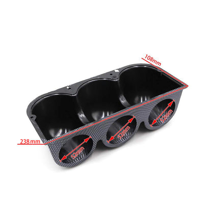 ya 5 8.7 Carbon 2 52mm 3 Triple Holes Dash Car Gauge Meter Pod Mount Holder