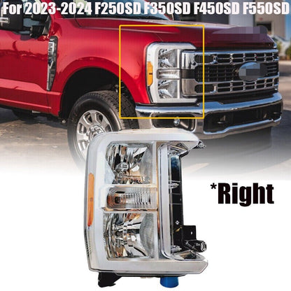 ya 11 10.28 PASSENGER SIDE RH HEADLIGHT PC3Z13008H For 2023 2024 F250SD F350SD F450SD F
