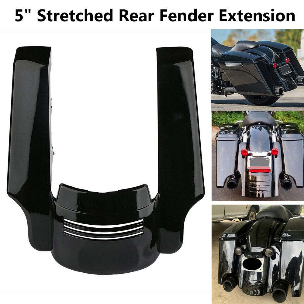 ya 7 6.10.2 5 Stretched Rear Fender Extension Filler for Harley Touring Road Glide King