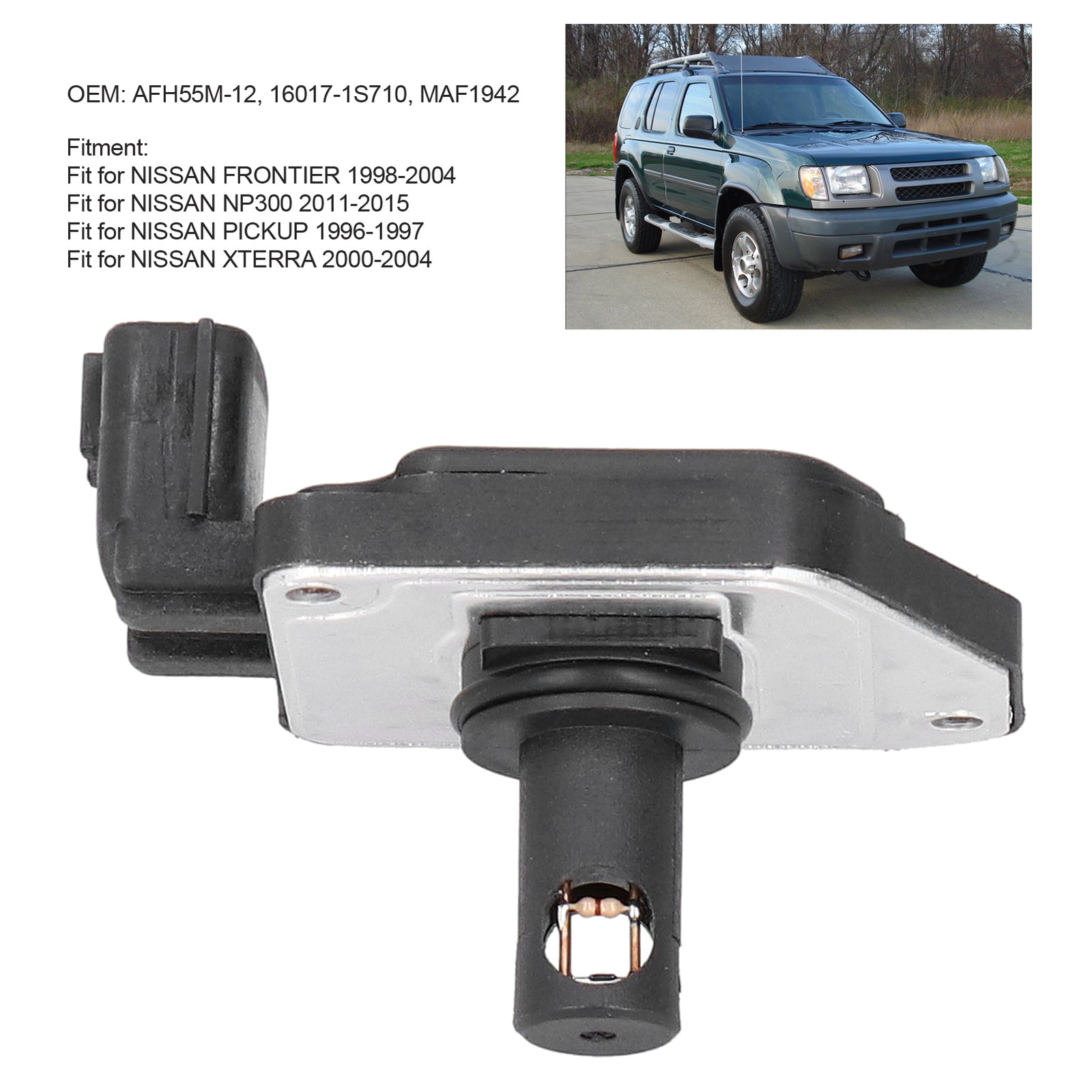 ya 1 8.5.4 Air Flow Meter Sensor AFH55M-12 MAF1942 for Frontier/NP300/XTERRA/PICKUP