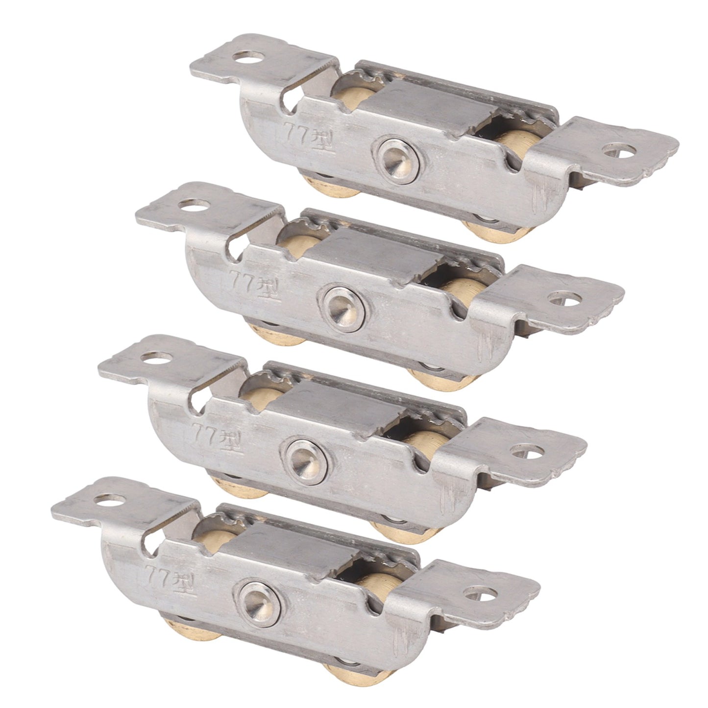 ya 14 4PCS Sliding Patio Door Roller Assembly Stainless Steel Copper Ball ing