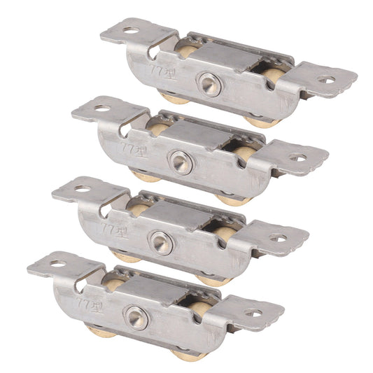 ya 14 4PCS Sliding Patio Door Roller Assembly Stainless Steel Copper Ball ing