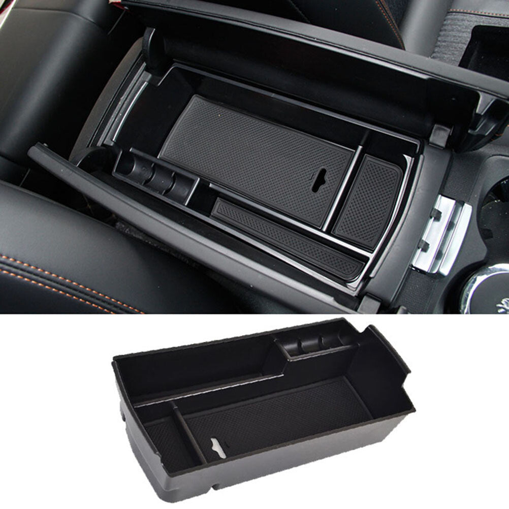 ya 8 5.26 Car Parts Black Interior Armrest Storage Box Holder for Peugeot 3008 2017-2020